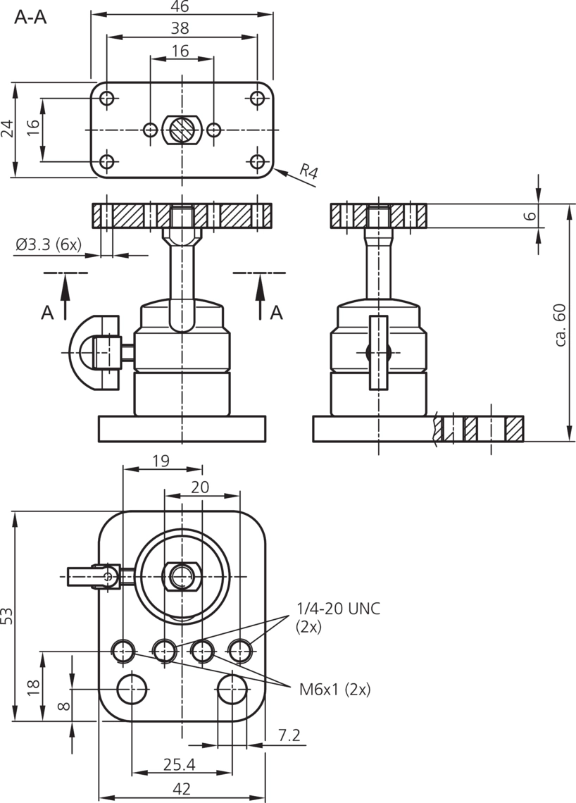夹持支架 Z-UBT-KL-PH 产品支架