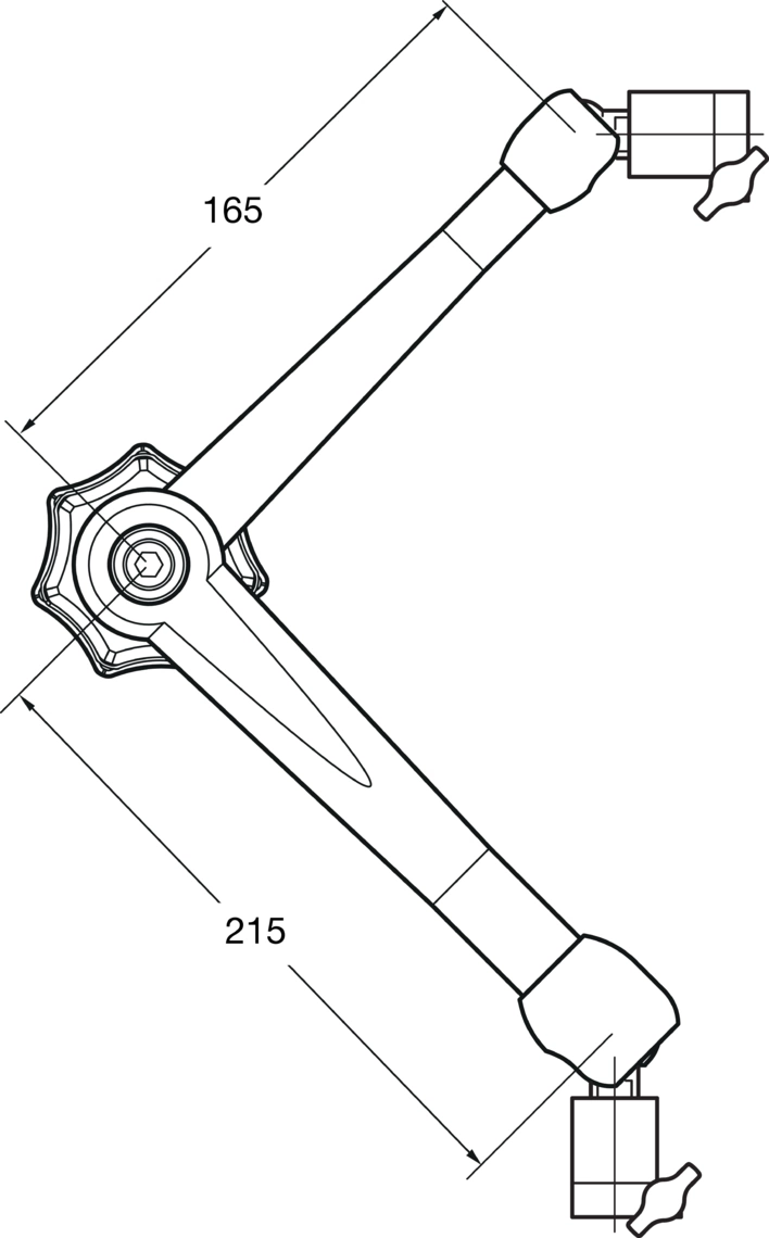 Kugelgelenkhalterung Z-UBT-KU-MS Montagesystem
