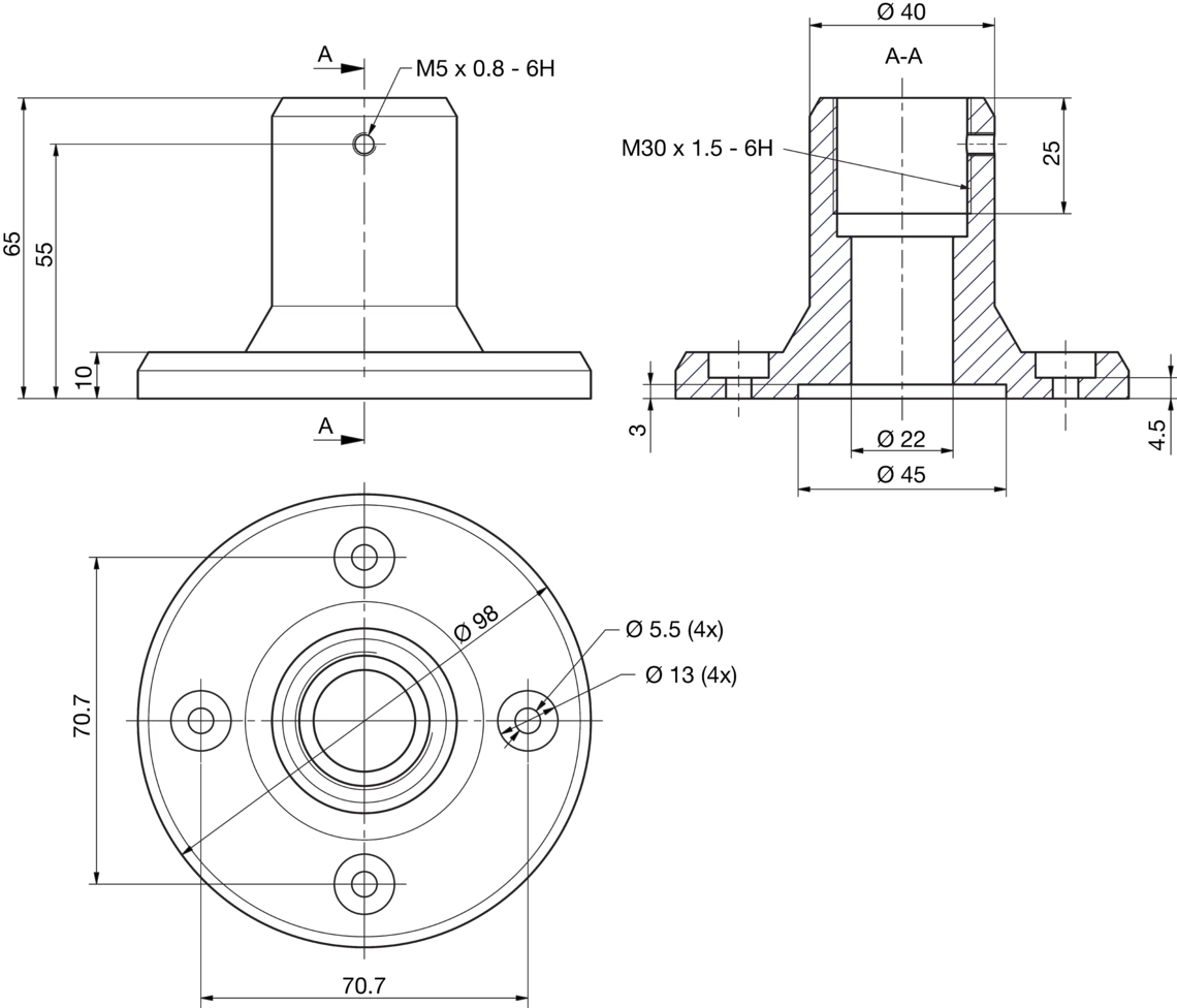 SBT-Z 附件用于信号灯 机械附件