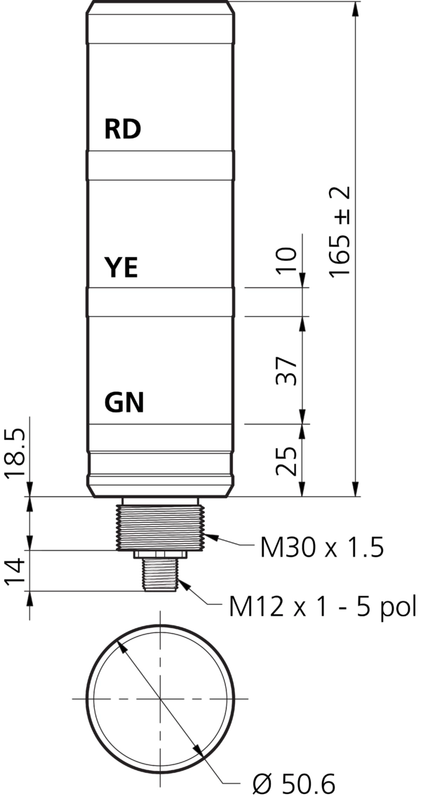 Signalisations intégrées SBT-F Couleur fixe