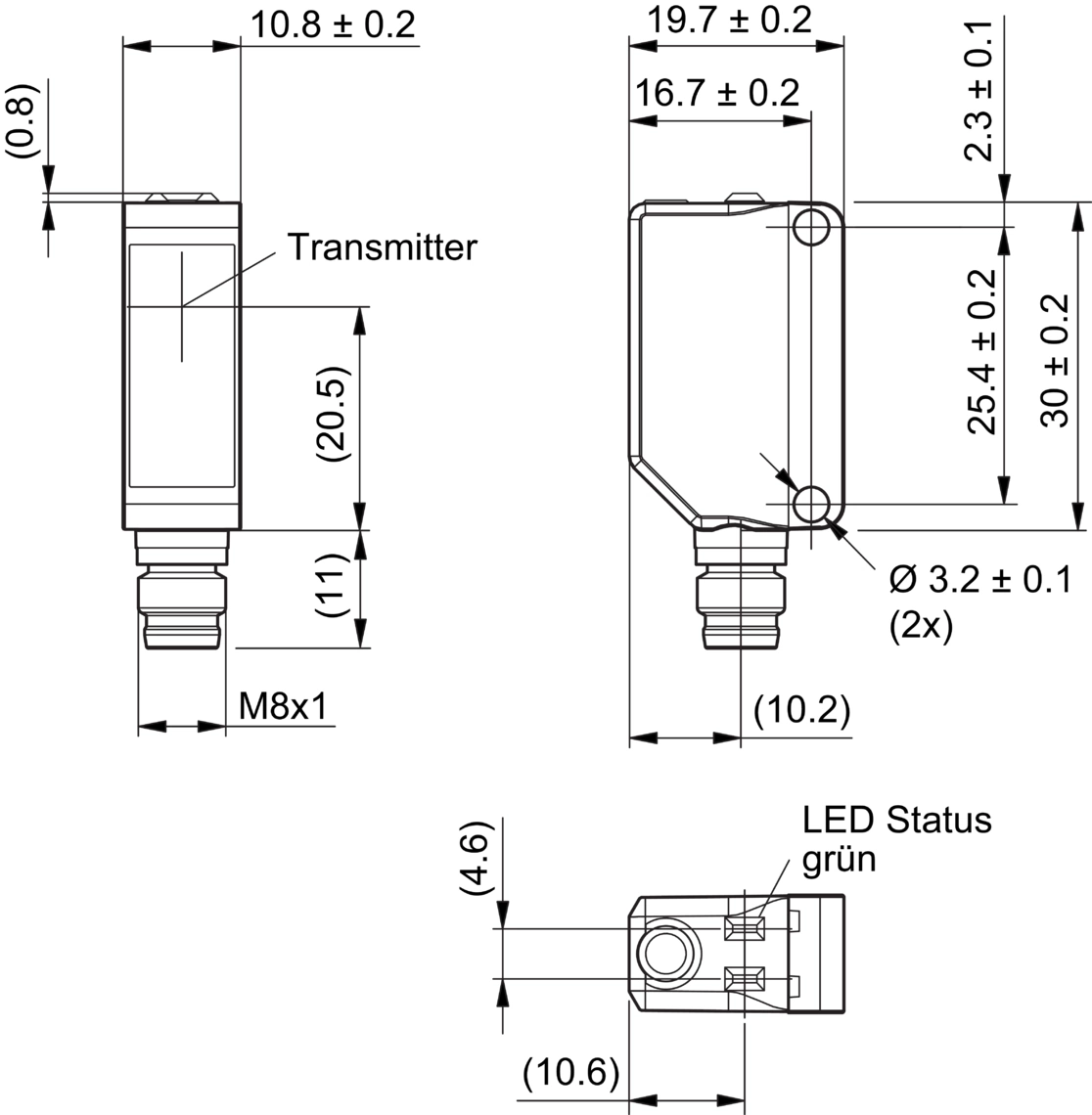 光电开关和漫反射传感器 O-33 通用版