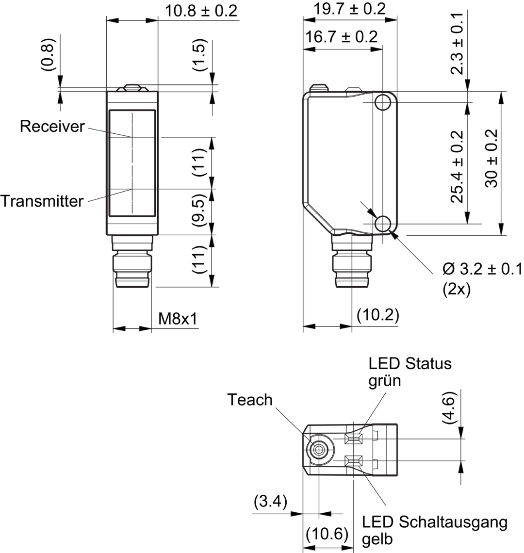 光电开关和漫反射传感器 O-33 通用版