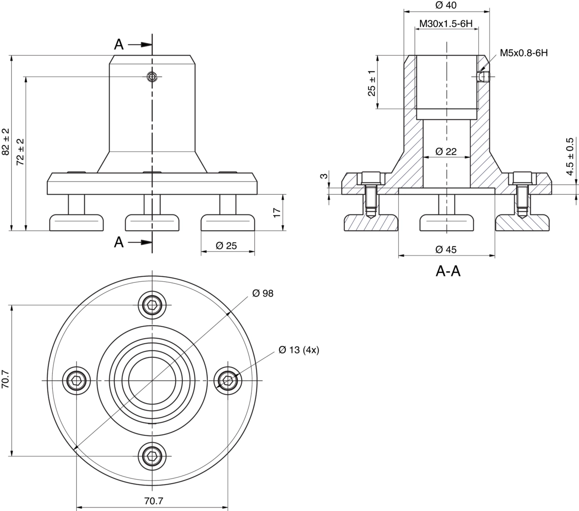 SBT-Z Accessories for signal lights Mechanical accessories