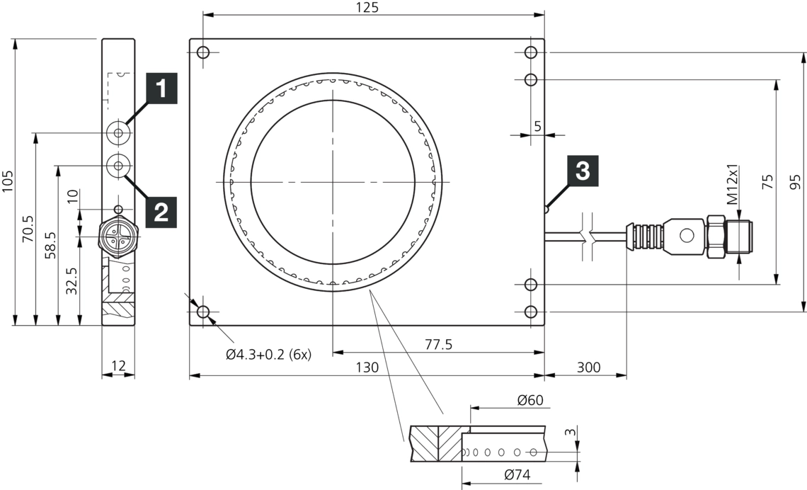Lighting for machine vision BE-D Darkfield lights