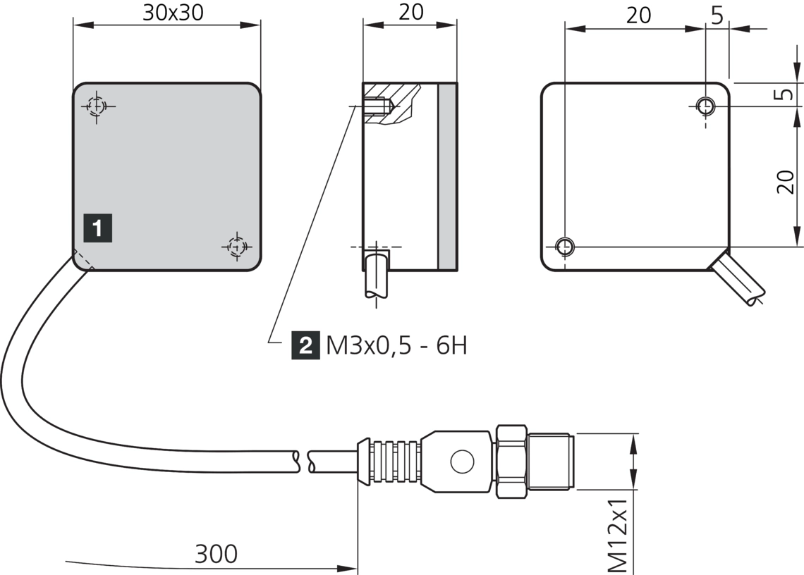 BE-F Area lights Area lights with switchable constant light