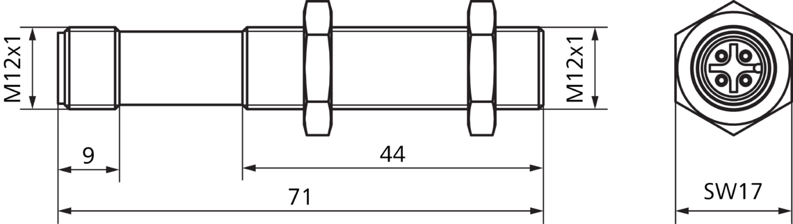 BE-P Spotlights Spotlights with switchable constant light
