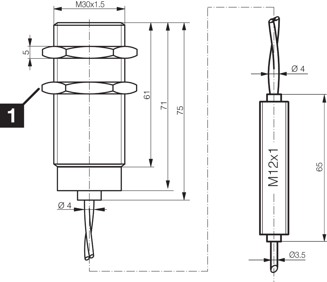 电感式接近传感器 INH 耐高温版