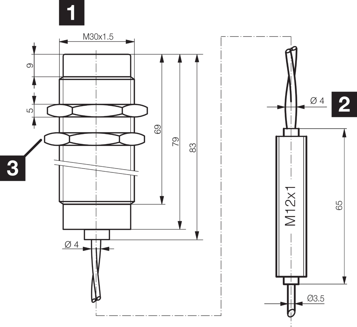 电感式接近传感器 INH 耐高温版