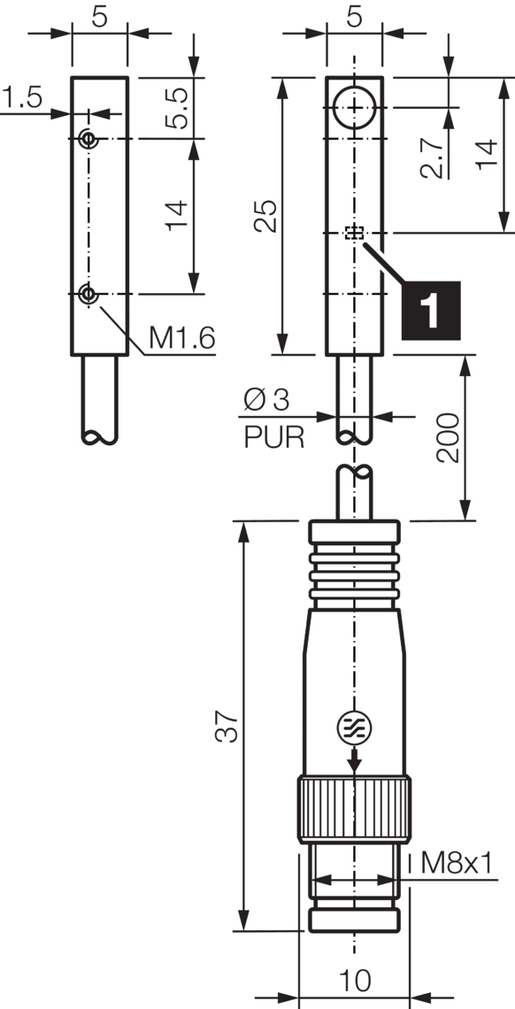 电感式接近传感器 INQ 方型