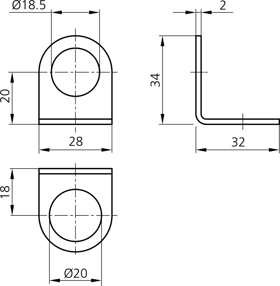 夹持支架 Z-UBT-KL-PH 产品支架
