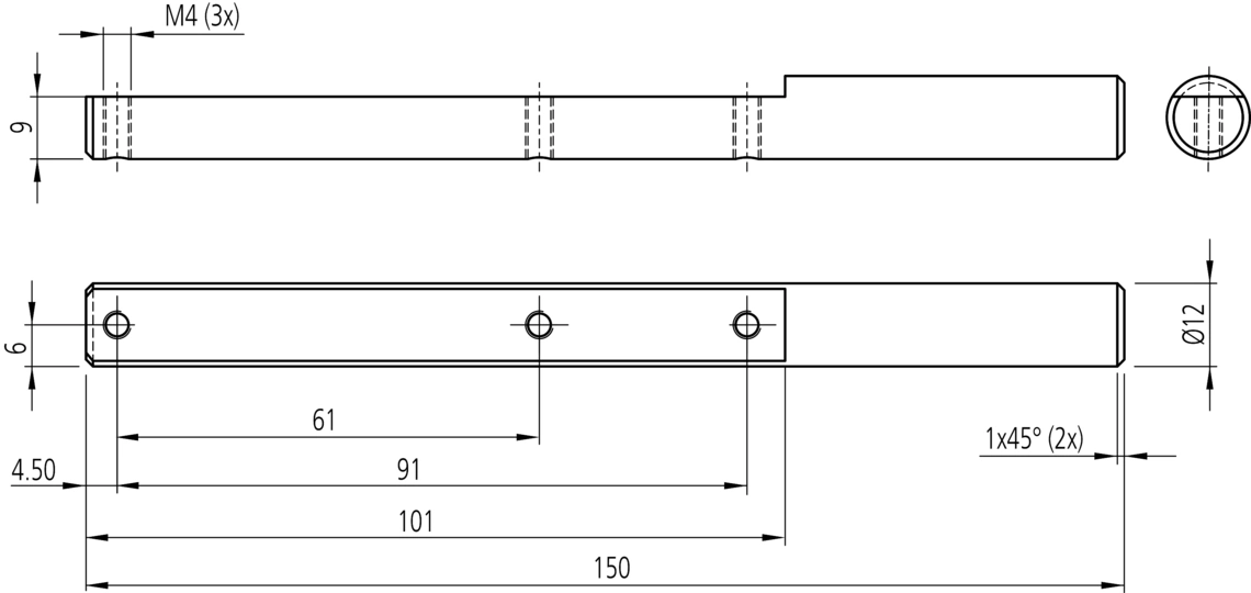 Support à pince Support de produit Z-UBT-KL-PH