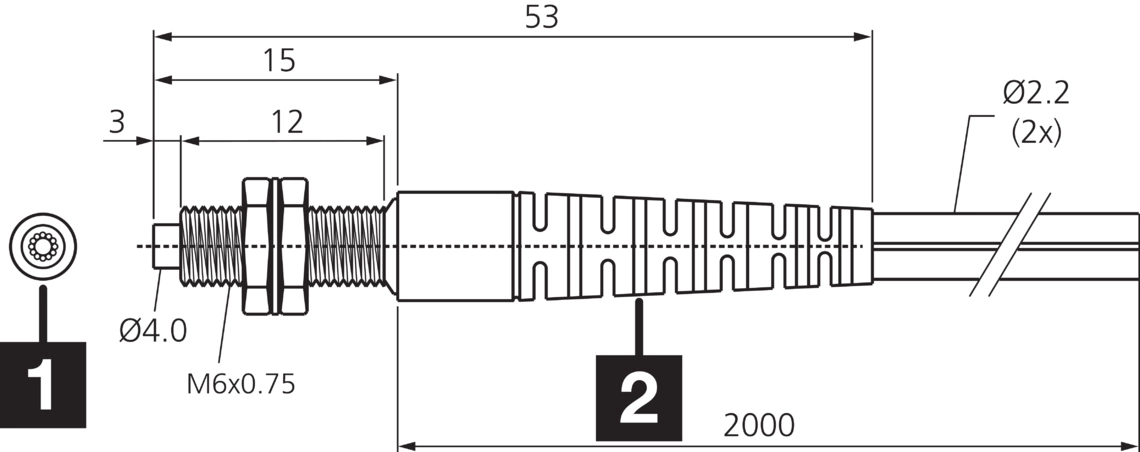 Kunststoff-Lichtleitersensoren KL Kunststoff-Lichtleiter