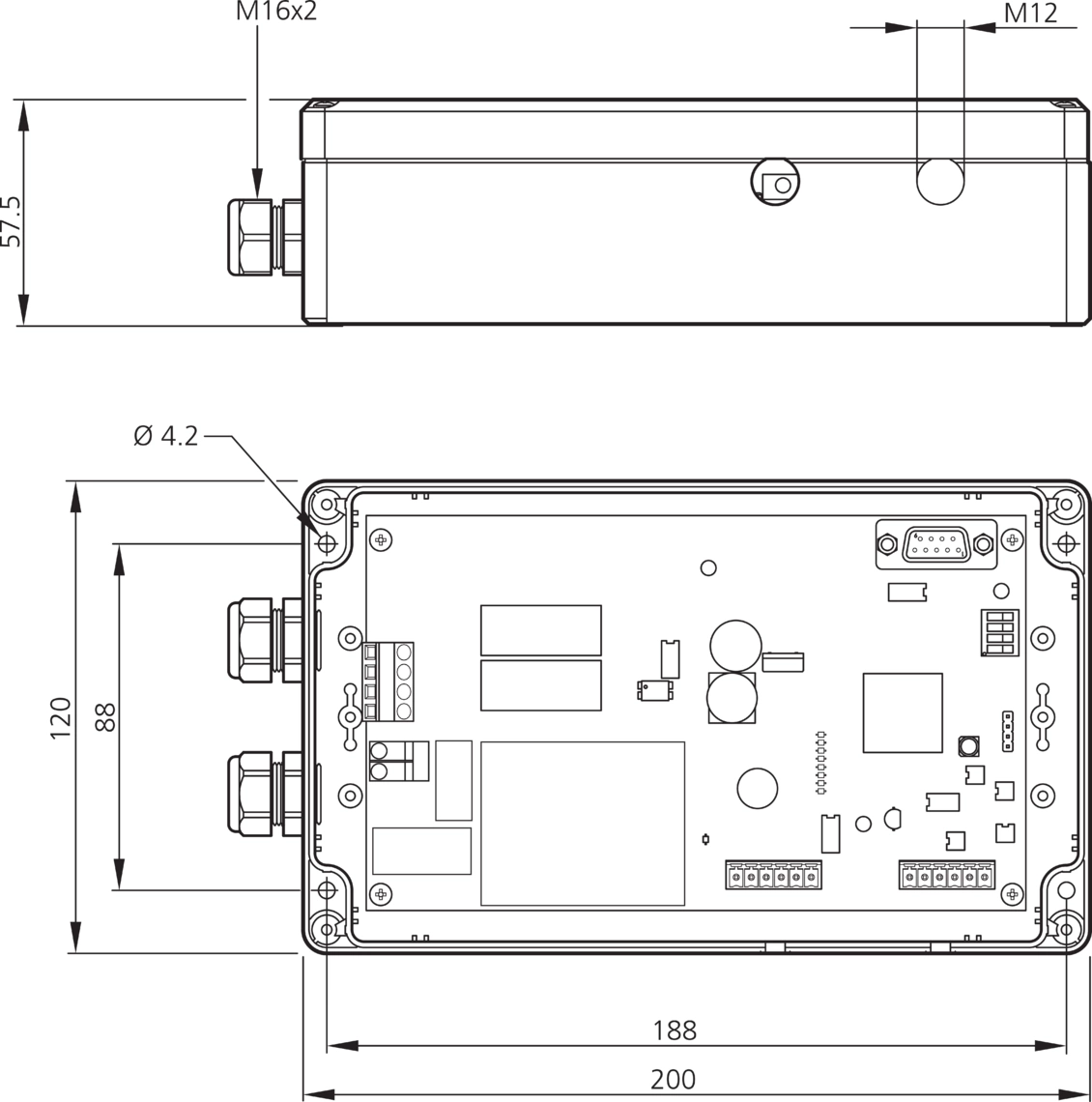 Light curtains LI-A Evaluation electronics for LI series