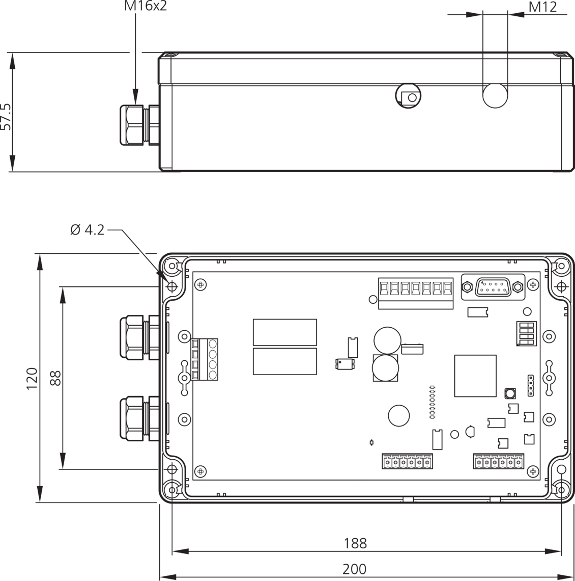 Light curtains LI-A Evaluation electronics for LI series