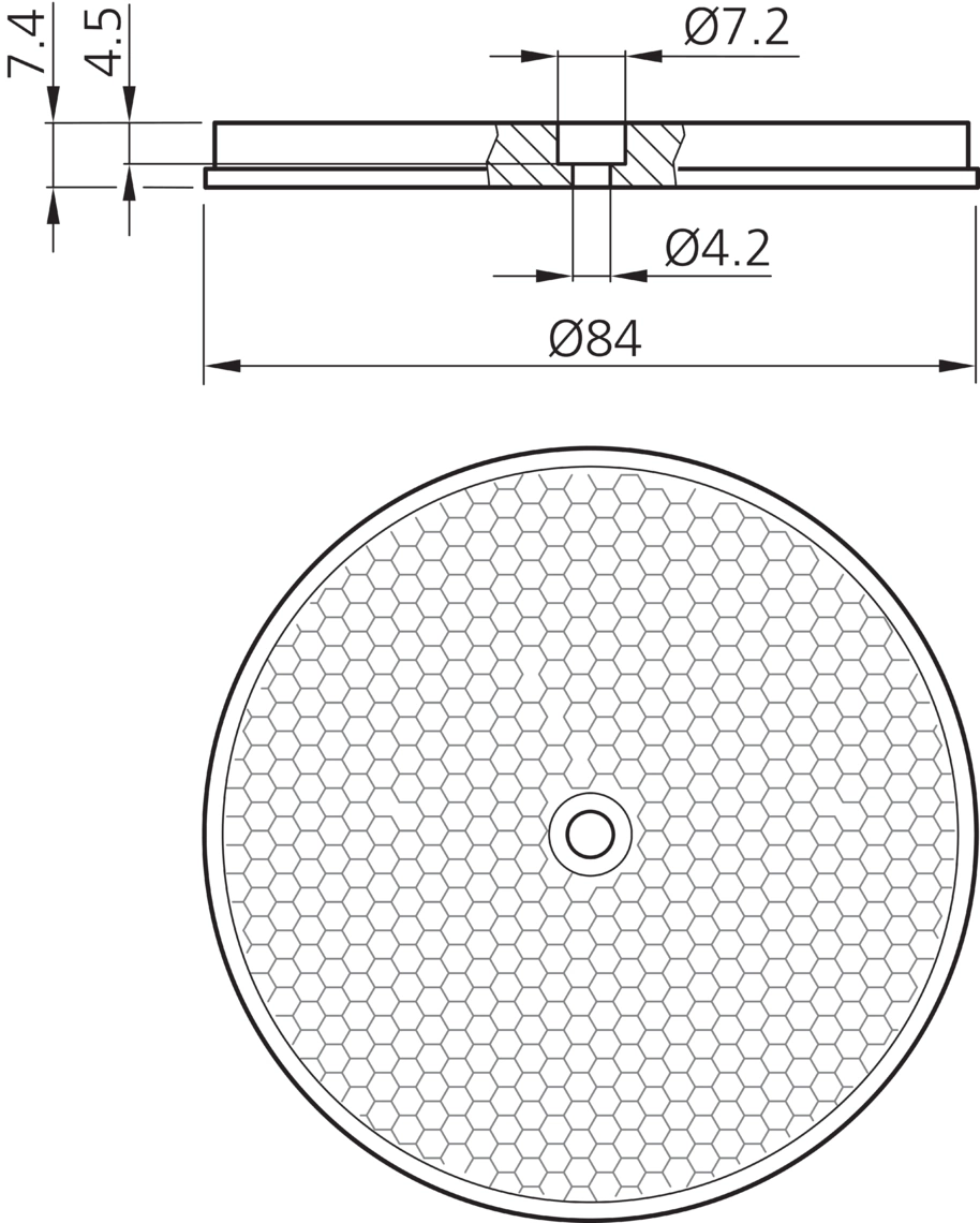 传感器附件 O-Z-REF 反射镜 - 反射箔