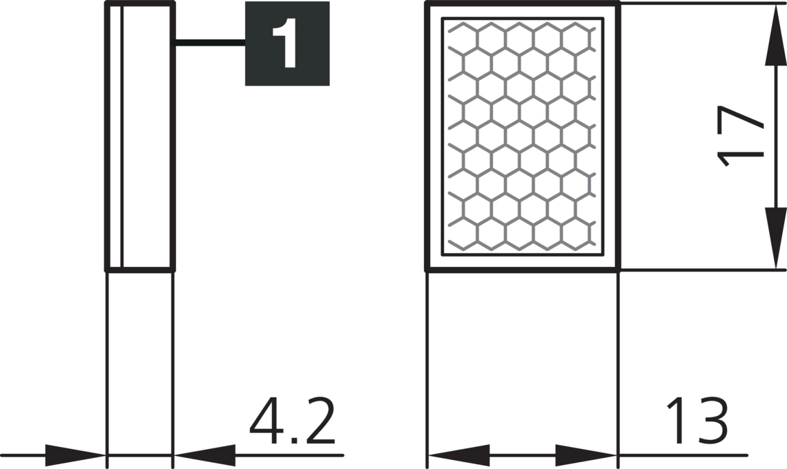 传感器附件 O-Z-REF 反射镜 - 反射箔