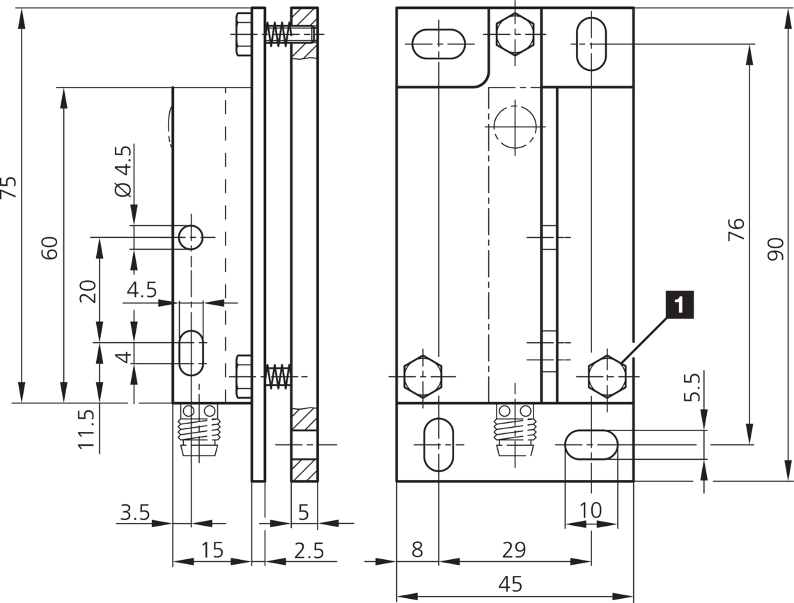 夹持支架 Z-UBT-KL-PH 产品支架