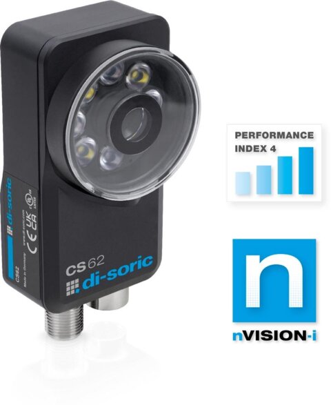 di-soric Vision Sensor CS-62 mit nVision-i und Performance Index 4